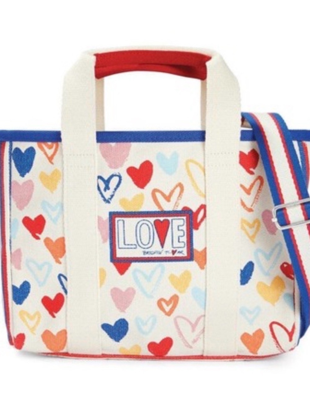 Brighton NIP Red White & You Mini Tote X Tom Clancy and AASHA RAMDEEN $150 MSRP